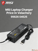 MSI Laptop Charger Price in Velachery
