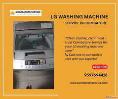 Need LG Washing Machine Service in Coimbatore We're Her...