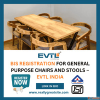 BIS Registration Support for Chairs and Stools - EVTL India