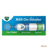 Vicks Roll On Inhaler 2 In 1 Relief For Headache And Blocked...