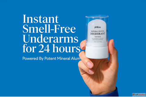 Natural Crystal Roll-On for Pure Long-Lasting Freshness