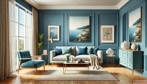Beach Inspired Interior House Colours - Indicus Paints