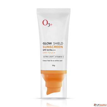 O3 Sunscreen SPF 50 Cream Best Sun Protection for Dry Skin and Daily Face Care