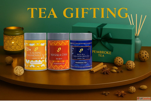 Premium Corporate Tea Gifts in India Custom Tea Hampers
