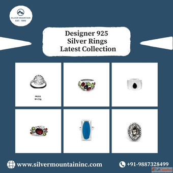 Designer 925 Silver Rings - Latest Collection