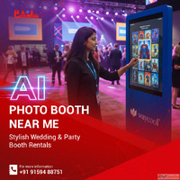 AI Photo Booth Near Me Stylish Wedding Party Booth Rentals