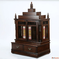 Designer Teak Wood Temple for Home - Buy Online