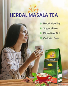 Shop Sugarless Herbal Masala Tea for a Natural Daily Boost