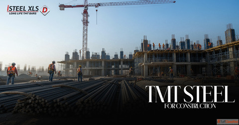 TMT steel for construction