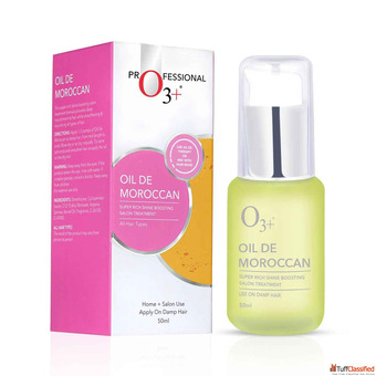 O3 Hair Serum for Men and Women - Smooth Strong and Frizz-Free Shine