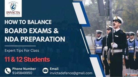 How To Balance 10th 12th Board Exams NDA Preparation