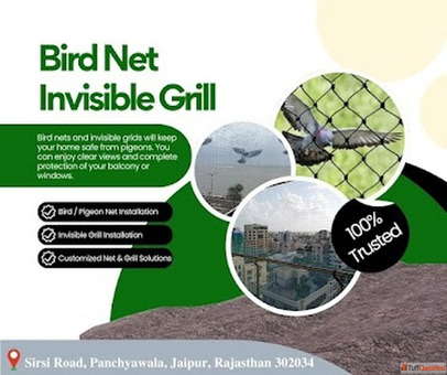 Invisible Grill Safety Net in Jaipur for High-Rise Buildings