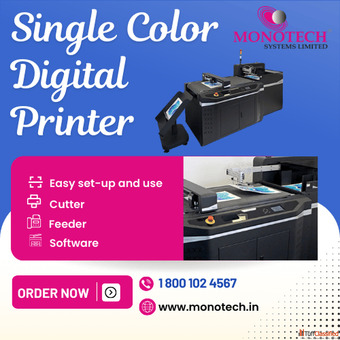 Single Color Digital Printer by Monotech Systems Limited