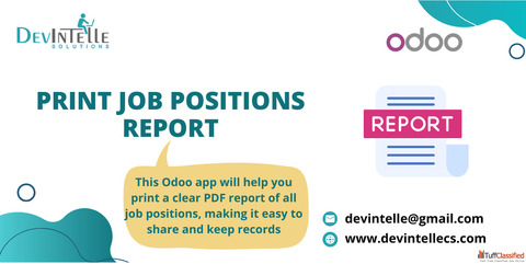 Print Job Positions Report in Odoo