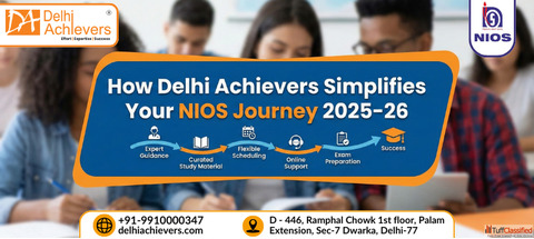 How Delhi Achievers Streamlines Your NIOS Admission Study Path 2025-26