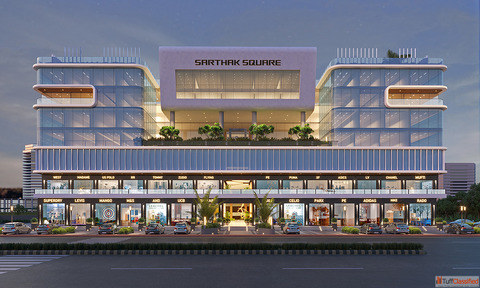Corporate Offices in Super Corridor at Sarthak Square - Ideal for Tech Startups