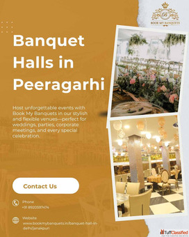 Affordable Banquet halls in Peeragarhi - Book My Banquets