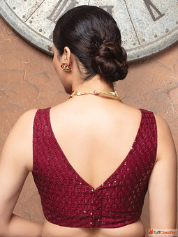 Stylish Sleeveless Blouse Designs for a Modern Ethnic Look