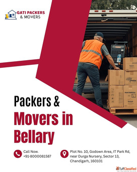 Gati Packers and Movers Bellary Karnataka