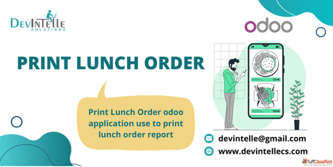 Print Lunch Order Lunch Order Print PDF in Odoo