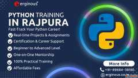 Master Python Training in Rajpura with Erginous Technologies