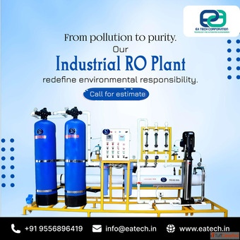 Industrial RO Plant in India - High-Efficiency Water Purification by eatech.in