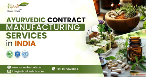 Affordable Ayurvedic Contract Manufacturing Company Ruhani Herbals