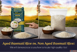 Aged Basmati Rice vs Non-Aged Locate premium basmati rice