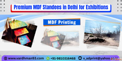Premium MDF Standees in Delhi for Exhibitions