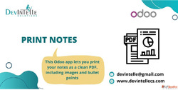 Print Notes as PDF Report in odoo
