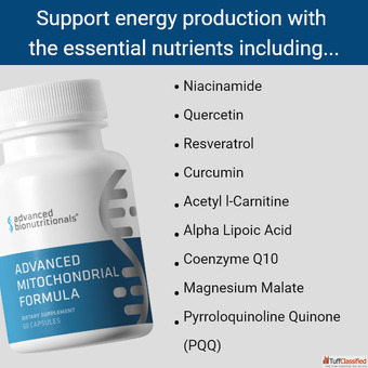 Advanced Mitochondrial Formula Supplements - health