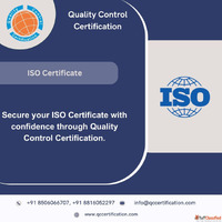 ISO Certificate Quality Control Certification