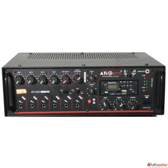 Reliable 200 Watt PA Amplifier for Clear Sound Output