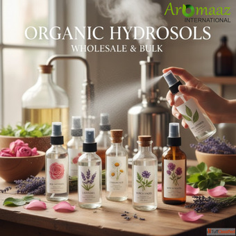 Organic Hydrosols Wholesale - Pure Floral Waters by Aromaaz International