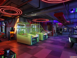 Arcade birthday party Glued Supercharged