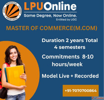 Lpu Mcom Online Courses