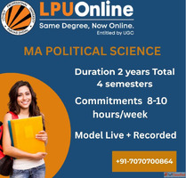 MA Political Science Distance Learning