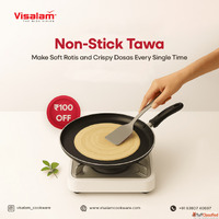 Flat Non Stick Roti Tawa Under 1000 - Visalam Cookwares