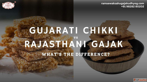 Gujarati Chikki vs Rajasthani Gajak - What's the Difference