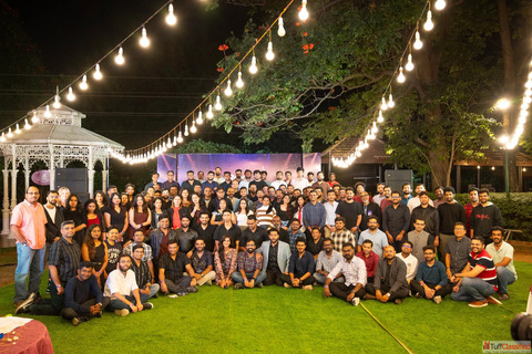 New Year Celebration in Company