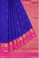 Blue Kanchipuram Saree Mavuri's