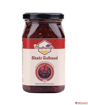 Madhurash Gulkand Best Quality Premium Rose Preserve Made from Fresh Damask Roses for Natural Wellne