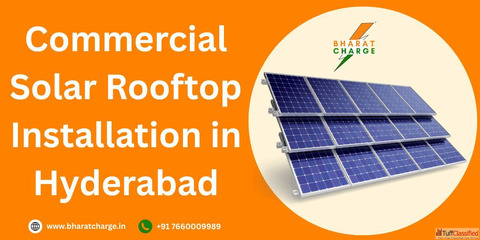 Commercial Solar Rooftop Installation in Hyderabad