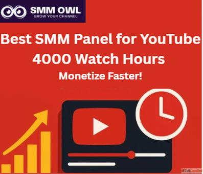 Best SMM Panel for YouTube 4000 Watch Hours Monetize Faster
