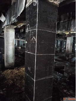 Carbon Fiber Wrapping for Beams Slabs Columns