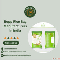 Bopp Rice Bag Manufacturers in India