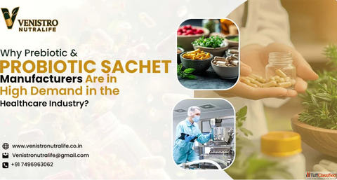 Prebiotic Probiotic Sachet Manufacturers - Venistro Nutralife