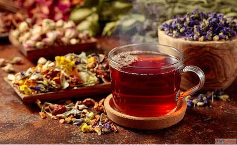 Relax Refresh with Caffeine Free Herbal Tea