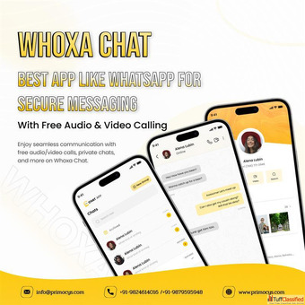 Whoxa Chat - The Best App Like WhatsApp for Secure Messaging in the USA