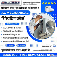AC Mechanical Repairing Course Best AC Technician Training